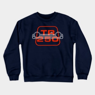 Triumph TR250 classic 1960s British car grille and emblem Crewneck Sweatshirt